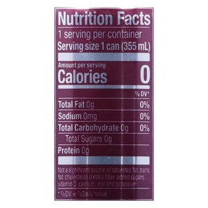 Zevia Soda Zero Sugar Black Cherry 12/12 OZ [UNFI #2819274] [ebt]