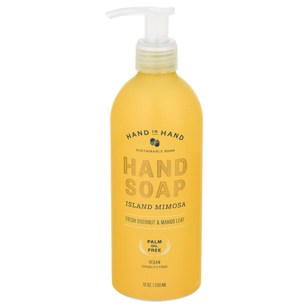 Hand In Hand Hand Soap Island Mimosa Fresh Coconut & Mango Leaf 3/10 OZ [UNFI #2593507] T