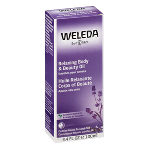 Weleda Body & Beauty Oil Relaxing Lavender Extracts 3.4 OZ [UNFI #741033] T
