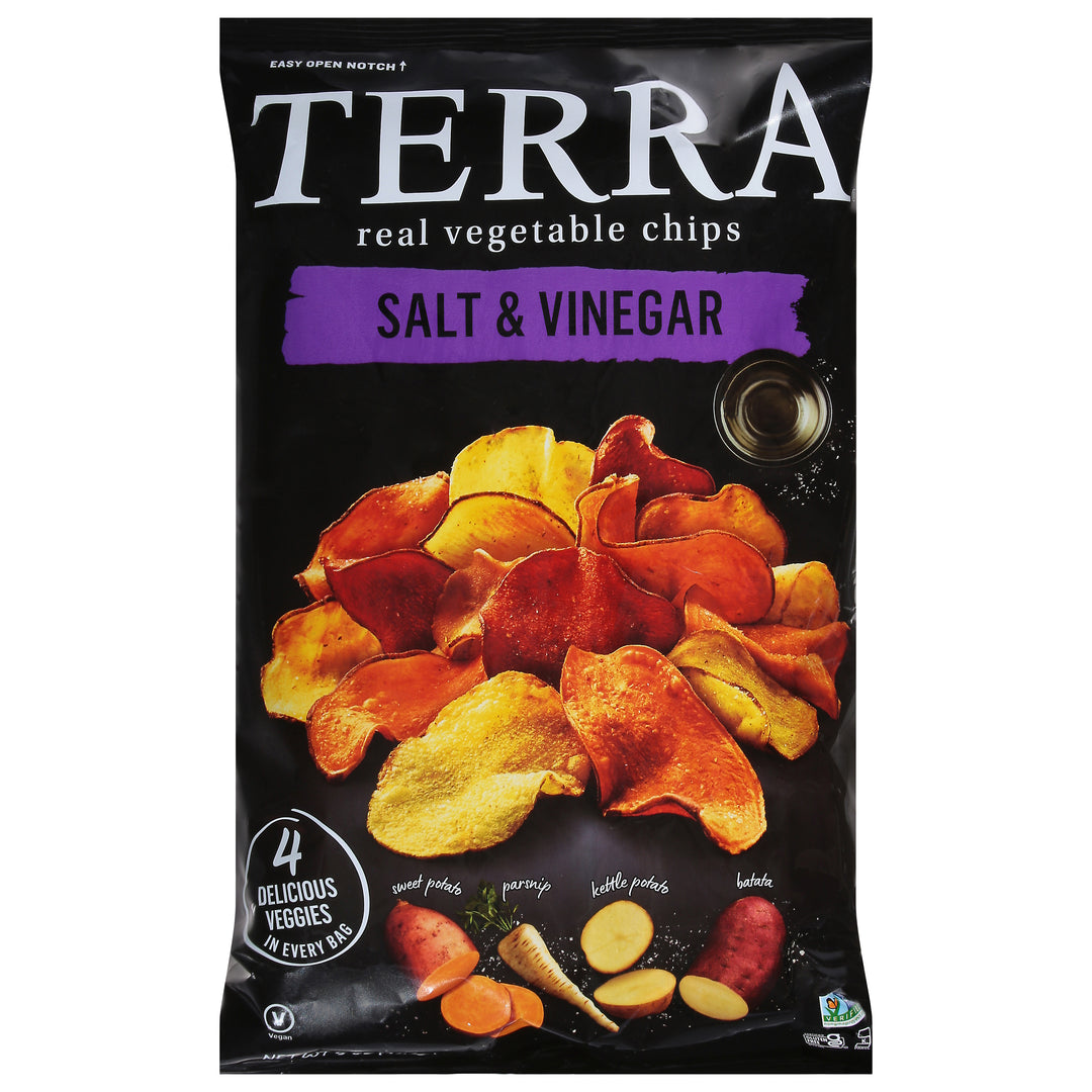 Terra Chips Vegetable Chips Real Salt & Vinegar 12/5 OZ [UNFI #2668135] [ebt]