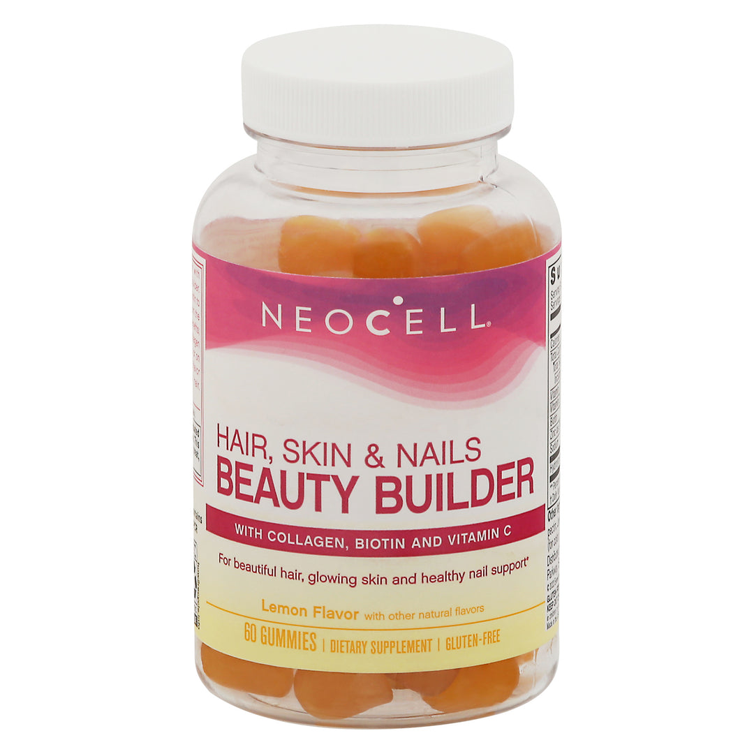 Neocell Beauty Builder Hair Skin & Nails Gummies Lemon Flavor 60 CT [UNFI #2877900]