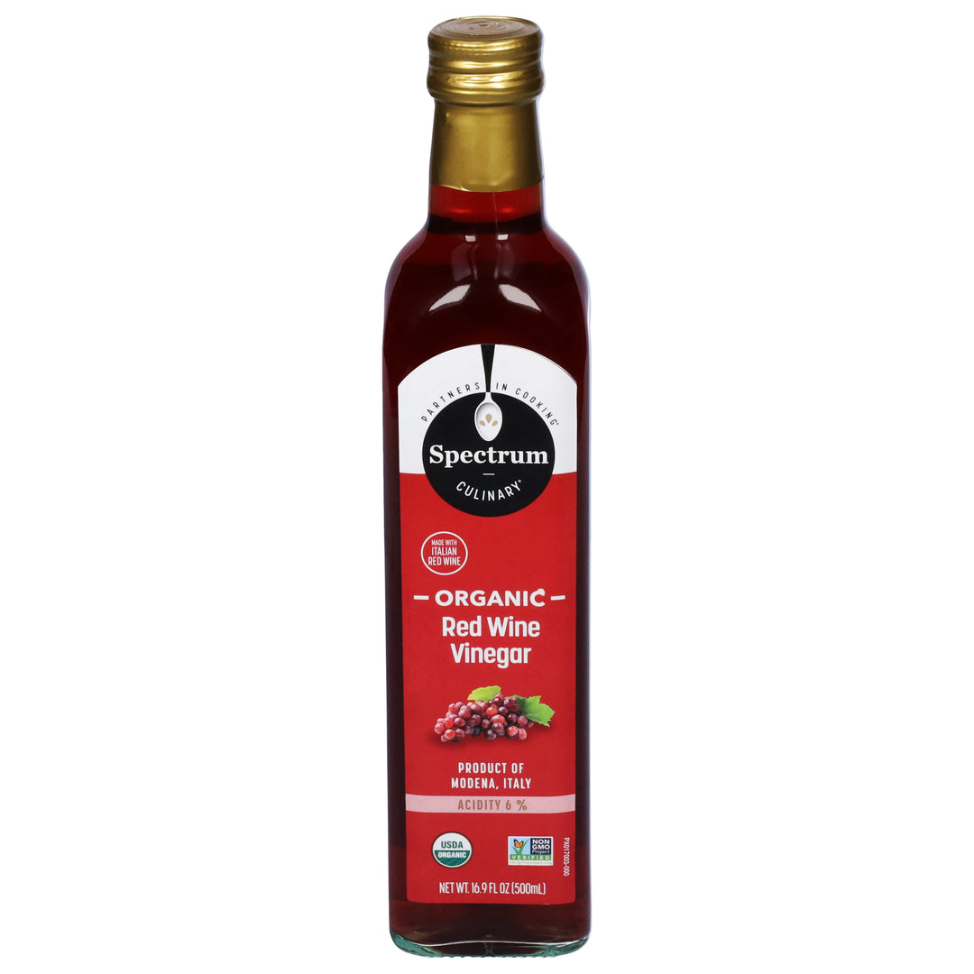 Spectrum Naturals Vinegar Organic Red Wine 6/16.9 OZ [UNFI #936211] [ebt]