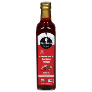 Spectrum Naturals Vinegar Organic Red Wine 6/16.9 OZ [UNFI #936211] [ebt]