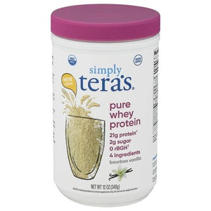 Simply Teras Whey Protein Pure Bourbon Vanilla 1/12 OZ [UNFI #404475]