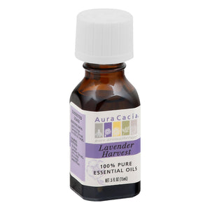 Aura Cacia Pure Essential Oil Blend Lavender Harvest Harmonizing .5 OZ [UNFI #620427] T