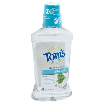 Toms Of Maine Mouthwash Sea Salt Refreshing Mint 1/16 OZ [UNFI #2360329] T