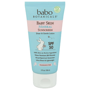 Babo Botanicals Sunscreen Mineral Baby Skin Spf 50 3 OZ [UNFI #2359453] T