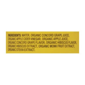 Bragg Apple Cider Vinegar Organic Concord Grape & Hibiscus Prebiotic 12/16 OZ [UNFI #2649168] [ebt]