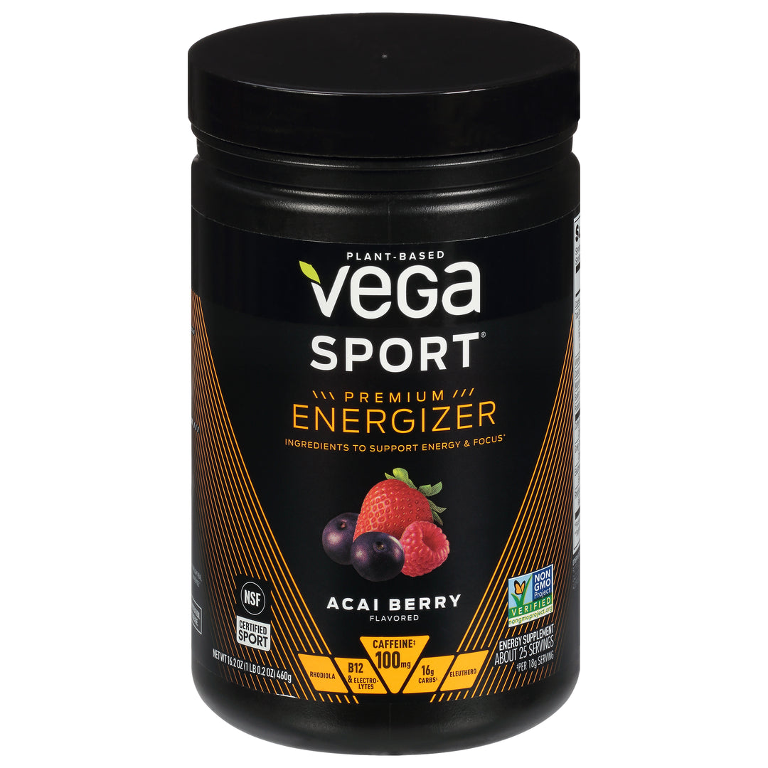 Vega Energizer Acai Berry Flavored Premium 16.2 OZ [UNFI #2309862]
