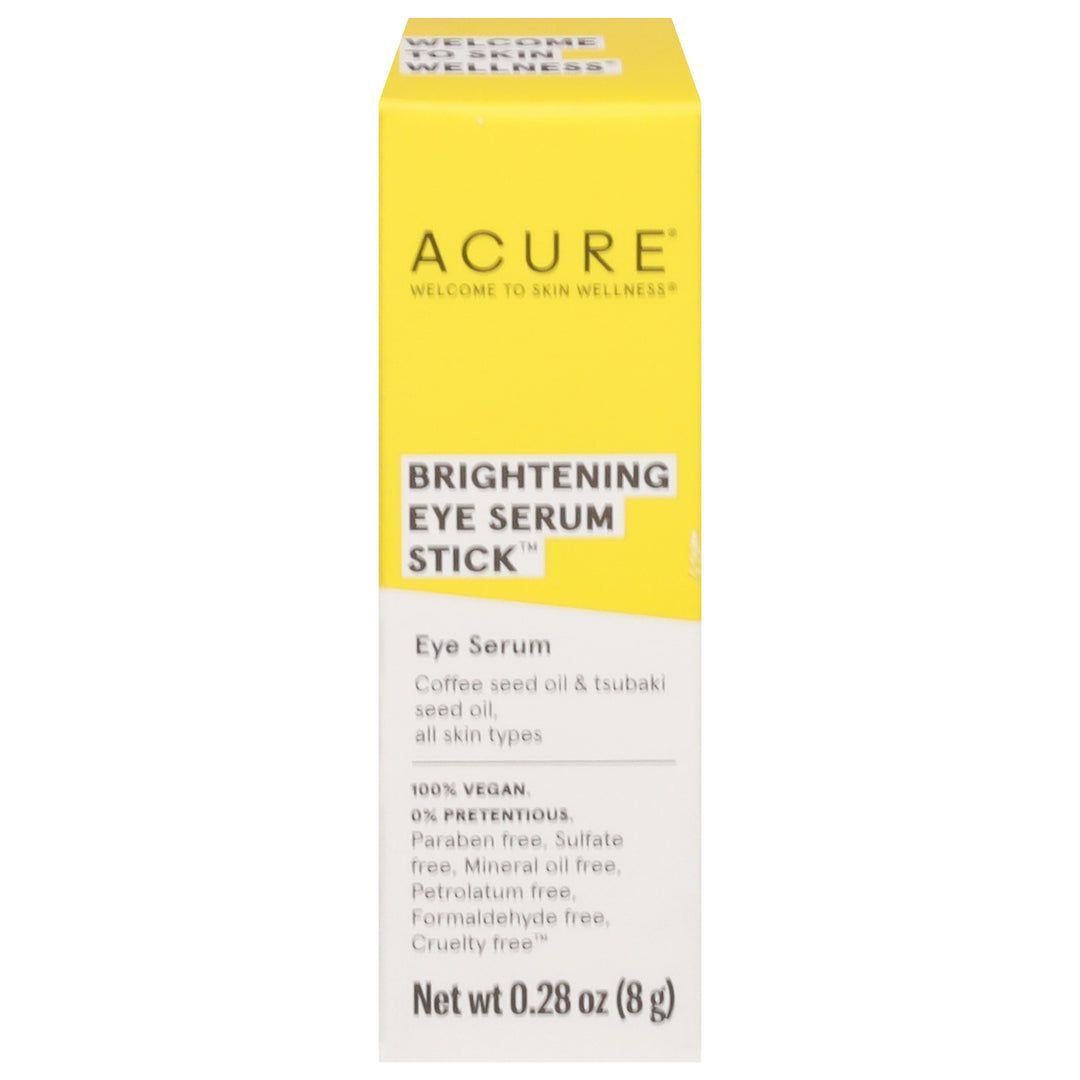 Acure Eye Serum Stick Brightening .28 OZ [UNFI #2945178] T
