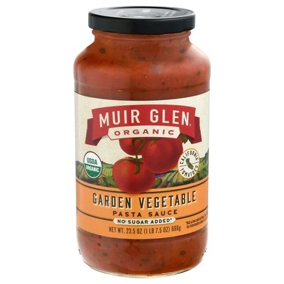 Muir Glen Pasta Sauce Organic Garden Vegetable 12/23.5 Z [UNFI #2907251] [ebt]
