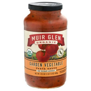 Muir Glen Pasta Sauce Organic Garden Vegetable 12/23.5 Z [UNFI #2907251] [ebt]