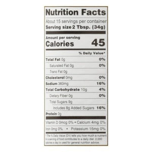 Woodstock Bar-B-Q Sauce Organic Hickory 12/18 OZ [UNFI #1564012] [ebt]