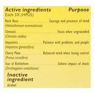 Bach Flower Essences Stress Relief Natural Spray 1/20 ML [UNFI #580316] T