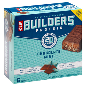 Clif Bar Protein Bar Chocolate Mint 6/6/2.4Oz [UNFI #1313287] [ebt]