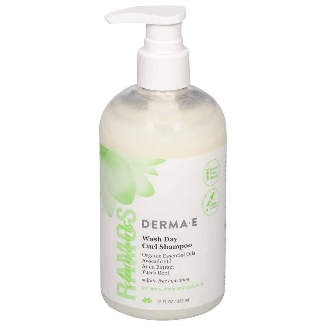 Derma E Shampoo Wash Day Curl 12 OZ [UNFI #3025780] T