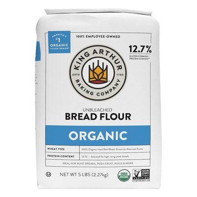 King Arthur Flour Bread Flour Unbleached Organic 6/5 Lb [UNFI #0959619] [ebt]