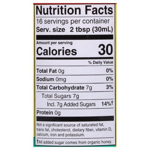 Bragg Apple Cider Vinegar Organic Honey Cayenne Raw-UNFI ltered 12/16 OZ [UNFI #3012457] [ebt]