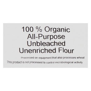 Heartland Mills All-Purpose Flour 100% Organic Unbleached Unenriched 50 Lb [UNFI #0484733] [ebt]