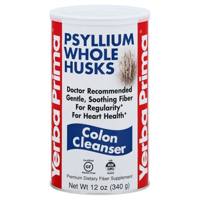 Yerba Prima Psyllium Whole Husks Colon Cleanser 12 OZ [UNFI #0811901]
