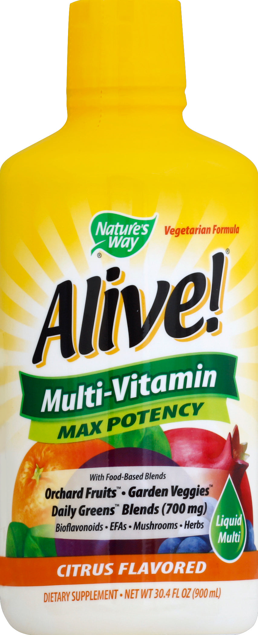 Natures Way Liquid Multi Vitamin & Mineral Natural Citrus Flavor 30 OZ [UNFI #217026]