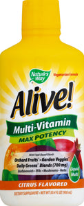 Natures Way Liquid Multi Vitamin & Mineral Natural Citrus Flavor 30 OZ [UNFI #217026]