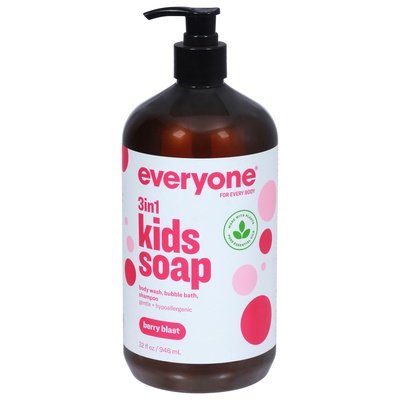 Everyone Kids Soap 3 In 1 Berry Blast 1/32 OZ [UNFI #2365542] T