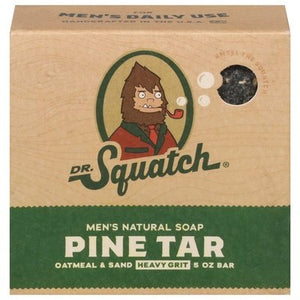 Dr Squatch Soap Mens Natural Heavy Grit Coconut Castaway 1/5 OZ [UNFI #2749976] T