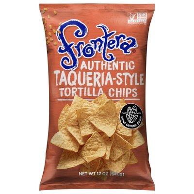 Frontera Tortilla Chips Authentic Taqueria-Style 12/12 OZ [UNFI #0961250] [ebt]
