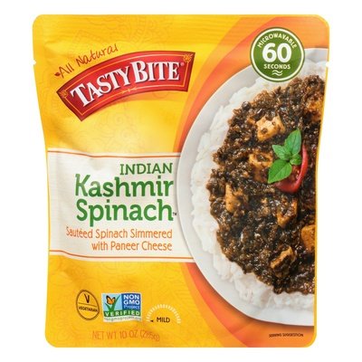 Tasty Bite Kashmir Spinach Indian Mild 6/10 OZ [UNFI #927111] [ebt]