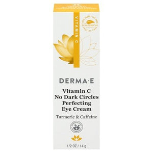 Derma E Perfecting Eye Cream Vitamin C No Dark Circles 0.5 OZ [UNFI #2491678] T