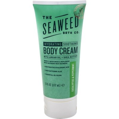 Seaweed Bath Co Body Cream Eucalyptus & Peppermint Hydrating Soothing 6 OZ [UNFI #1884139] T