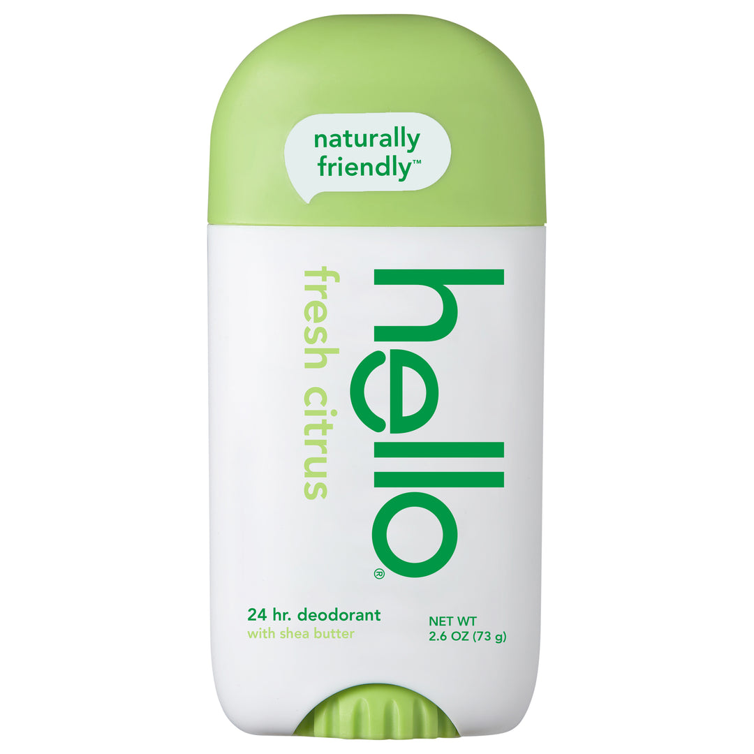 Hello Products Deodorant With Shea Butter Fresh Citrus 2.6 OZ [UNFI #2709533] T