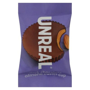 Unreal Almond Butter Cup Dark Chocolate 40/.53 OZ [UNFI #1889922] [ebt]