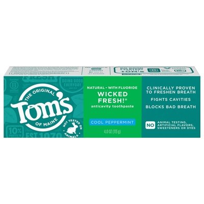 Toms Of Maine Anticavity Toothpaste Cool Peppermint 6/4 OZ [UNFI #3027240] T