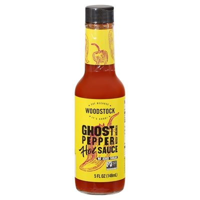 Woodstock Hot Sauce Ghost Pepper 12/5 OZ [UNFI #2698736] [ebt]