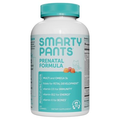 Smartypants Prenatal Formula Gummies Lemon Orange And Strawberry Banana 1/120 CT [UNFI #2423655]