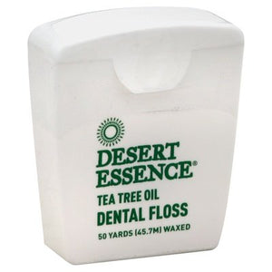Desert Essence Dental Floss Waxed Tea Tree Oil 6/50 YD [UNFI #923151] T