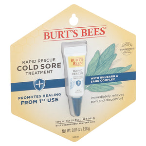 Burts Bees Cold Sore Treatment Rapid Rescue 3/.07 OZ [UNFI #2845907] T