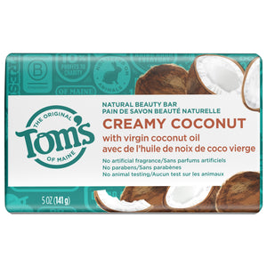 Toms Of Maine Beauty Bar Natural Creamy Coconut 6/5 OZ [UNFI #2033793] T