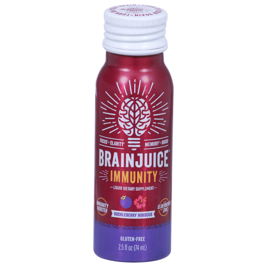 Brainjuice Immunity Huckleberry Hibiscus 12/2.5 OZ [UNFI #2914398]