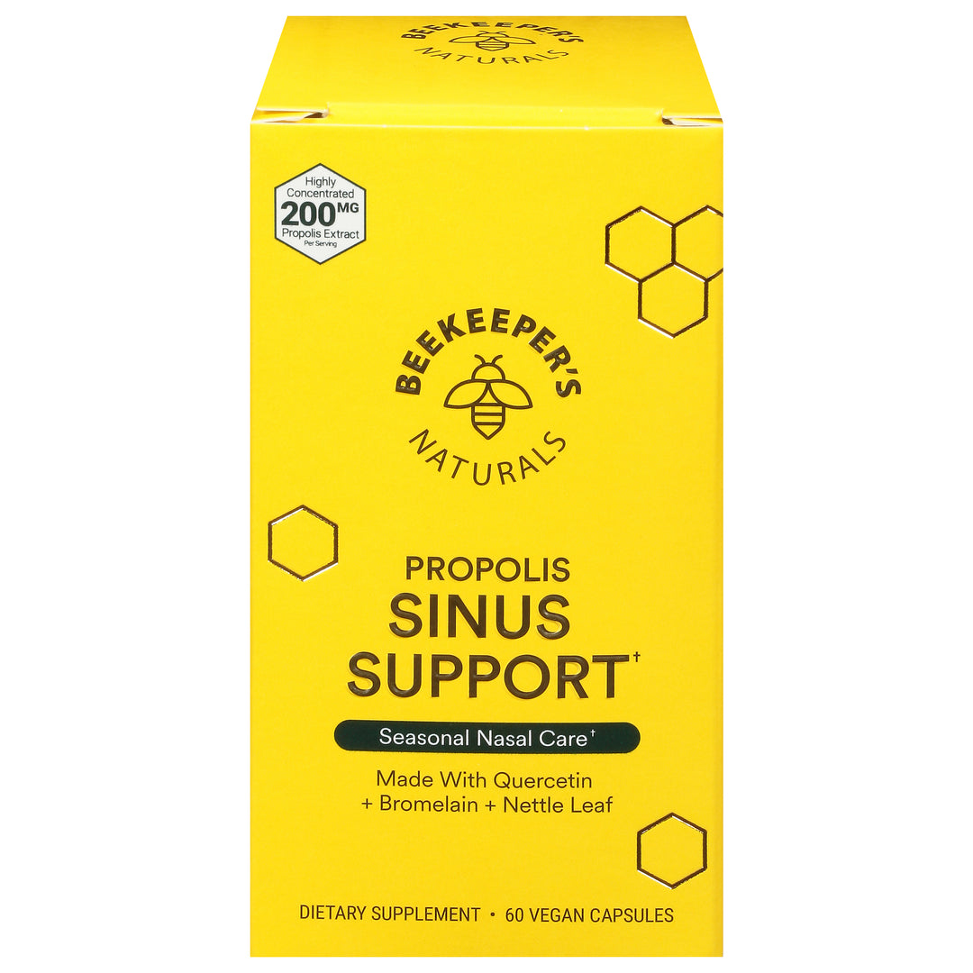 Beekeepers Naturals Sinus Support Propolis 60 CT [UNFI #2834224]