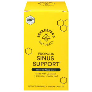 Beekeepers Naturals Sinus Support Propolis 60 CT [UNFI #2834224]