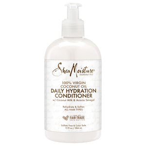 Shea Moisture Daily Hydration Conditioner Coconut Oil 100% Virgin 13 OZ [UNFI #2844710] T