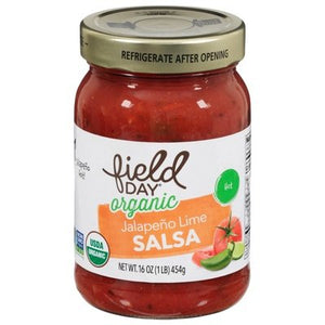 Field Day Salsa Jalapeno Lime Hot 12/16 OZ [UNFI #0852905] [ebt]