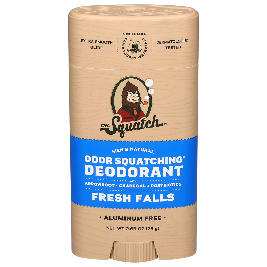 Dr. Squatch Deodorant Natural Fresh Falls Mens 2.65 OZ [UNFI #3038767] T