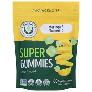 Kuli Kuli Super Gummies Moringa & Turmeric Lemon Flavored 60 CT [UNFI #2823862]