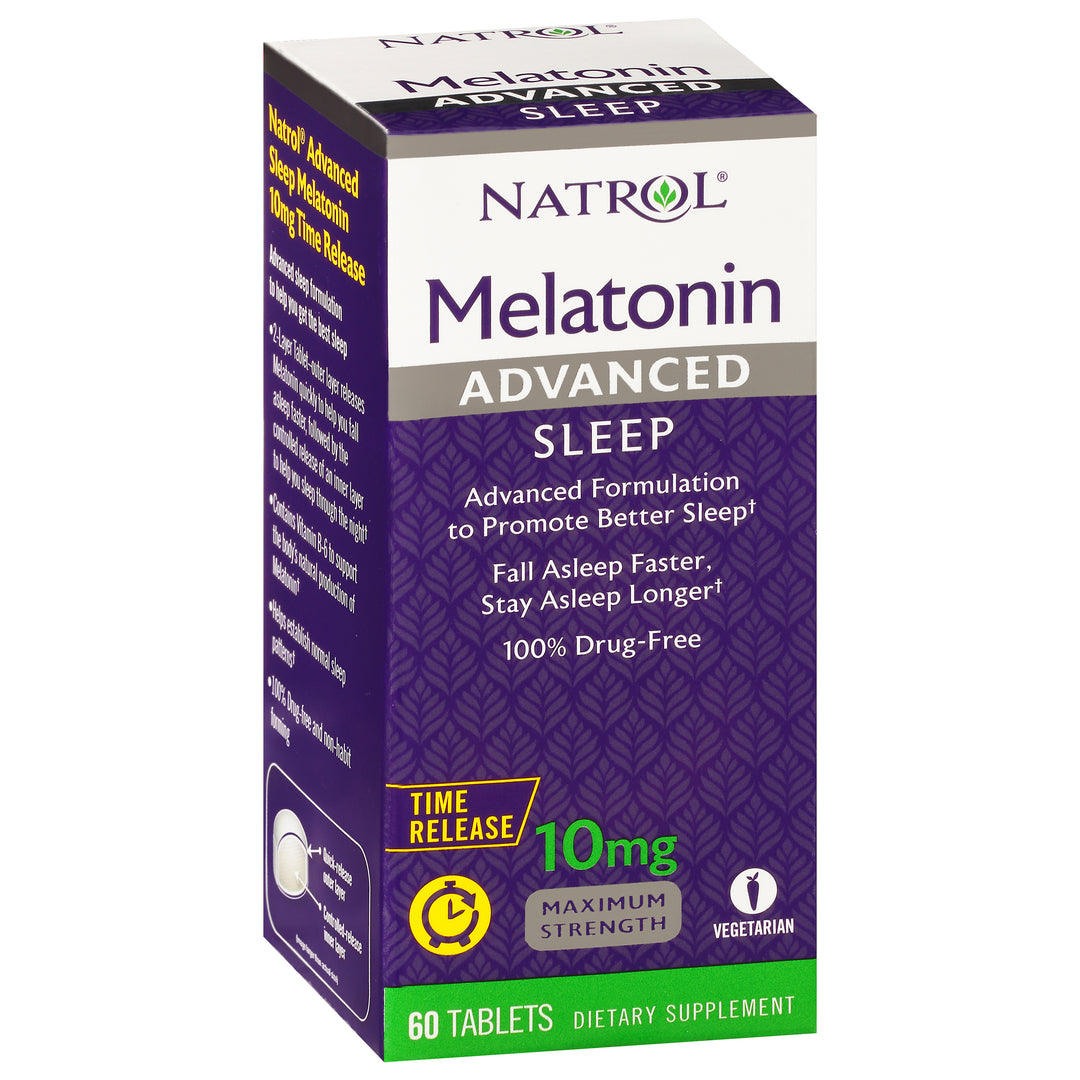 Natrol Melatonin Advanced 10 Mg Tablets 60 Tab [UNFI #611293]