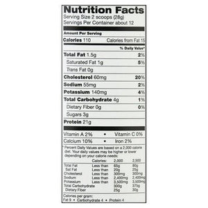 Simply Teras Whey Protein Organic Bourbon Vanilla Grass Fed 1/12 OZ [UNFI #337345]