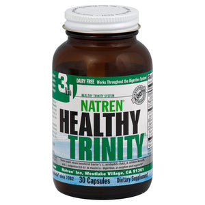 Natren Healthy Trinity 3 In 1 Capsules 30 Cap [UNFI #454629]